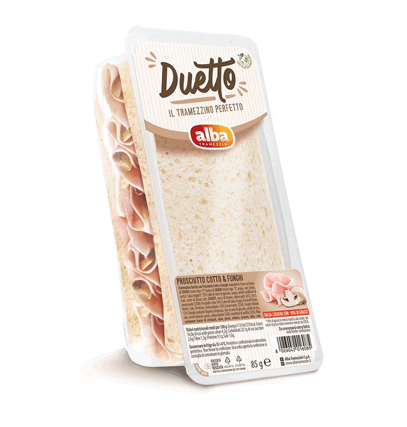 tramezzino-duetto rettangolare singolo